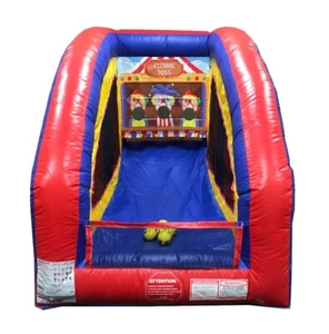 Gioco Airframe Portatile Sigillato 8x6 Clown Toss con Soffiatore Integrato e 6 Palline - Foto 1 di 7