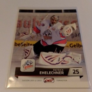 DEL Trading Card ICE Tigers Nuremberg 2011/12 Patrick Ehelechner #25