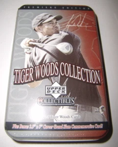 2001 Upper Deck Collectibles Tiger Woods Collection Factory Sealed Tin NEU - Bild 1 von 2
