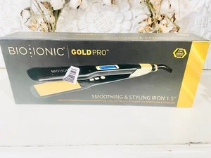Bio Ionic GOLD PRO 1.5" Smoothing & Styling flat Iron - Picture 1 of 1