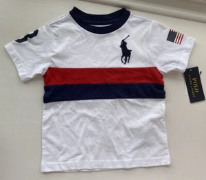Ralph Lauren Boys Large Logo T-Shirt Age 2 Years Bnwt - Picture 1 of 11