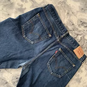 Levi’s Levi Strauss 751 02 Blue Denim Regular Straight Jeans Mens W40 L32 - Picture 1 of 12