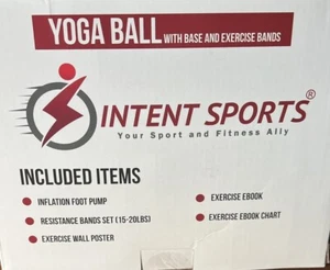 Yoga Ball With Base And Exercise Bands Plus More Mint Green - Picture 1 of 7