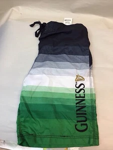 GUINNESS Multi Colored Swim Trunks Board Shorts Mens Size XXL Lined Beach Pool - Picture 1 of 10