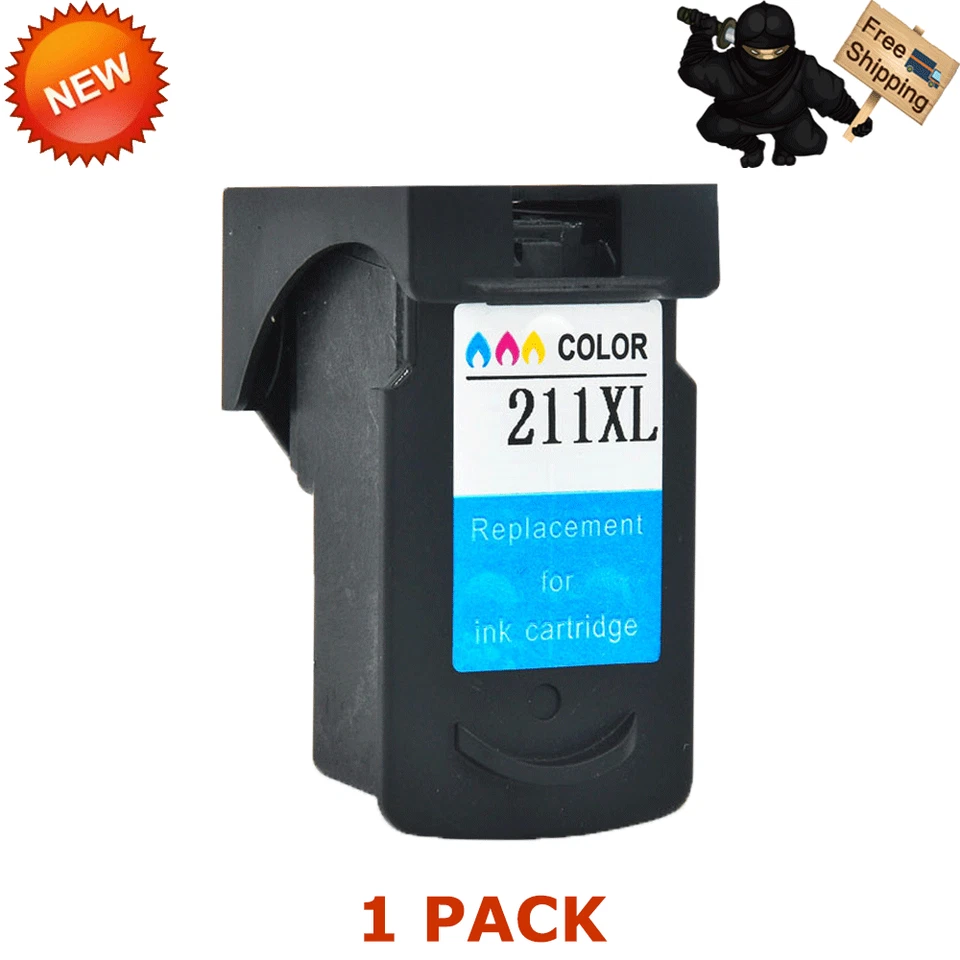 1 PK CL-211XL tinta colorida para Canon Pixma IP2700 IP2702 MP230 MP270 MX340 MP490 - Imagem 1 de 1