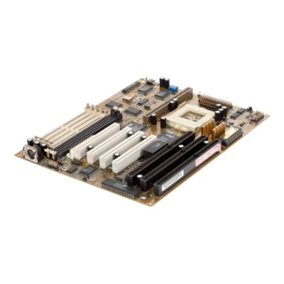 Motherboard Baby-At GIGABYTE GA586VX Socket 7 Cache Slot PCI Isa Sdram Simm - Image 1 of 3