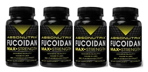 4 Absonutrix Fucoidan Atlantico Marrone Alghe 500 mg immunità 120 tappo vegetale - Foto 1 di 6