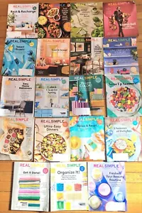 Real Simple Magazine Back Issues 19 Lot 2017 21 22 23 Clean Organization Recipes - Picture 1 of 6
