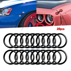 Set Bumper Fender Quick Release Fasteners Replacement Rubber Bands O-Rings 20pcs - Picture 1 of 15