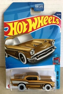 2021 Hot Wheels '57 Chevy Bel Air 3/5 Gold ‘57 Chevy 44/250 - Picture 1 of 5