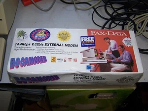 Vintage BocaModem 14.4 V.32bis External modem - New Old Stock - Picture 1 of 2