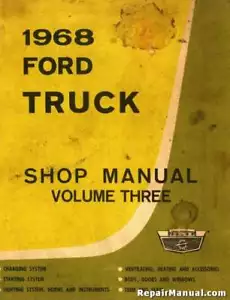 Ford Truck Shop 1968 volumen 3 manual - Imagen 1 de 1