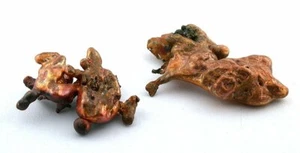 ZWEI ARIZONA KUPFERNUGGET CN9 - Bild 1 von 4