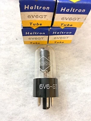 Haltron 6V6GT VT-107A черные пластины новый из старых запасов новый в коробке соответствующий Quad - Изображение 1 из 4