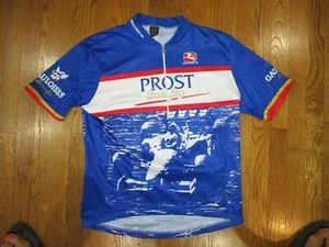 Camiseta de ciclismo Giordana vintage para hombre L? Bicicleta Prost Grand Prix azul 3/4 cremallera - Imagen 1 de 4