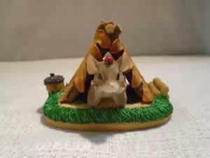 Charming Tails Camping Out Mouse Tent Woods Figurine 83/703 - Picture 1 of 6