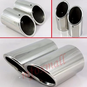 2X silenciador de tubo trasero silenciador de escape para Audi A1 A3 2010-2016 - Imagen 1 de 9