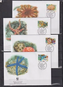 F1908 - British Indian Ocean ter. 2001 - FDC - Vissen / Fish / Fische  - WWF/WNF - Picture 1 of 1