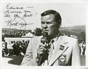 Keith Jackson ABC Sports Olympic Announcer MNF Football Signed Autograph Photo - Picture 1 of 1