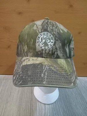 Rocky Outdoor Camo Cap OSFA Company Advertising Realtree Hunting Trucker Hat - Image 1 of 3