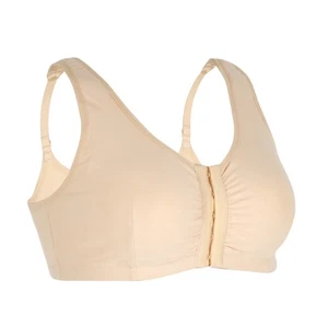 Post Surgery Bra Pocket Bra for Breast Form Pad Wireless Front Closure - Picture 1 of 10