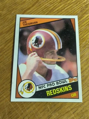 1984 Topps Football # 390 Washington Redskins QB Joe Theismann EX- Nr Mt - Image 1 of 2