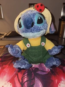 Disney Store Garden Party Stitch Plush NWT 9" - Picture 1 of 7