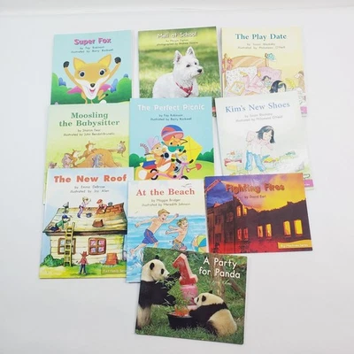 Lot of 10 Fountas & Pinnell LLI Blue System Level G Leveled Readers Grade 2 - Image 1 of 4