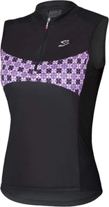 Spiuk Mujer Chaleco Camiseta Ciclismo Camiseta Bicicleta, Negro/Violeta, M - Imagen 1 de 2