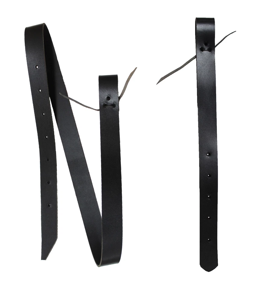 Horse Horse Western Saddle 皮革 Off Billet & Cinch Strap 套装 带孔 40425 — 第 1/1 张图片