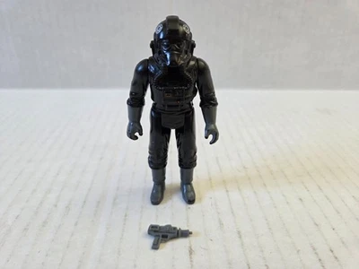 1982 Kenner Star Wars ROTJ TIE Fighter Pilot Figura Completa SEM CERTIFICADO DE AUTENTICIDADE - Imagem 1 de 4
