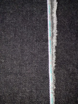 Tecido jeans japonês preto Salvage. Peso médio - Imagem 1 de 3