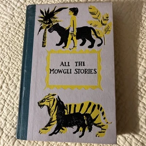 All The Mowgli Stories By Rudyard Kipling (Vintage Hardcover Book, 1895) Nelson - Picture 1 of 5