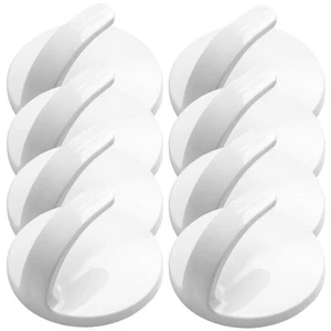 8pcs Magnetic Hook Magnet Towel Hook Punch Free Door Coat Hanger Locker Hook - Imagen 1 de 10