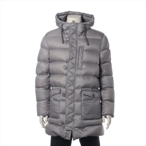 Herno Grove Nylon Down jacket 54 Men's Gray  PI0764U - Picture 1 of 8