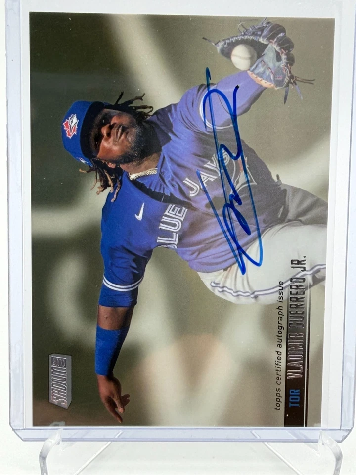 2021 Topps Stadium Club Autographs Vladimir Guerrero Jr. #SCBA-VG Blue Jays Auto - Image 1 of 2