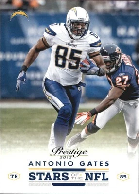 2012 Prestige Stars of the NFL #28 Antonio Gates - FB - Image 1 of 2