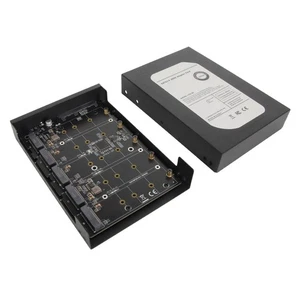 5 Port M.2 SSD To 3.5inch SATA3.0 Adapter 6Gbps JBOD Enclosure Adapter Kit - Picture 1 of 22