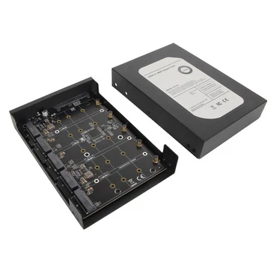 5 Port M.2 SSD To 3.5inch SATA3.0 Adapter 6Gbps JBOD Enclosure Adapter Kit - Image 1 of 4
