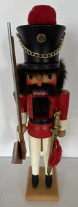 Holzkunst Ulbricht Nutcracker Soldier Guard Original Box with Tag Vintage - Picture 1 of 15