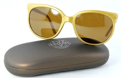259 $ Raro Nuevo Vintage Vuarnet 002 Dorado Gafas de Sol PX2000 Lente Marrón Mineral Foto 1 de 3