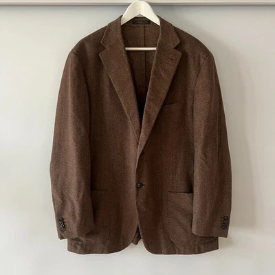 Мужской мягкий шерстяной блейзер Corneliani Grant ангорский коричневый размер 56/R - Изображение 1 из 4