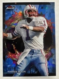 2024 Finest Blue Refractors #219 Warren Moon #’d 85/99 - Picture 1 of 2
