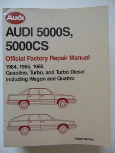 Factory Audi 5000S and 5000CS Official Factory Repair Manual - Picture 1 of 10