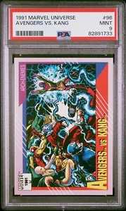 1991 Marvel Universe Series 2 PSA 9 Avengers Vs Kang #96 - Picture 1 of 2