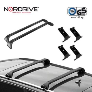 NORDRIVE Design Dachträger Snap Stahl Dach Träger für Peugeot 508 SW 508RXH - Picture 1 of 3