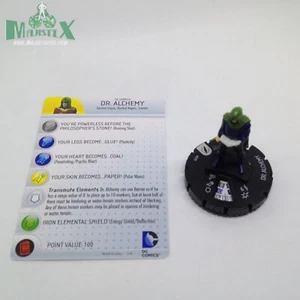 Heroclix The Flash Set Dr. Alchemy #039 ¡Figura rara con tarjeta! - Imagen 1 de 1