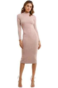 ELLE ZEITOUNE Ollie Blush Bodycon Dress Size 6 AU RRP 229 Party Wear - Picture 1 of 9