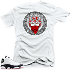 Shirt to Match Jordan 13 He Got Game Sneakers. Medusa White Tee