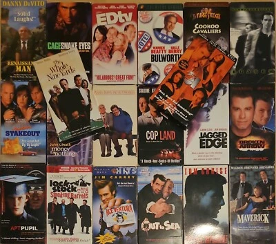 VHS Movie Lot Action Comedy Thriller 20 Movies - #69437 - Image 1 of 3